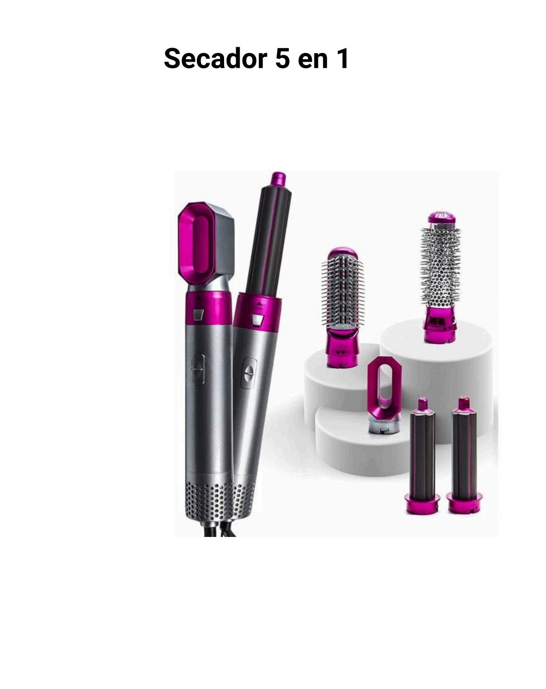 Secador de Cabello 5 en 1 ✨